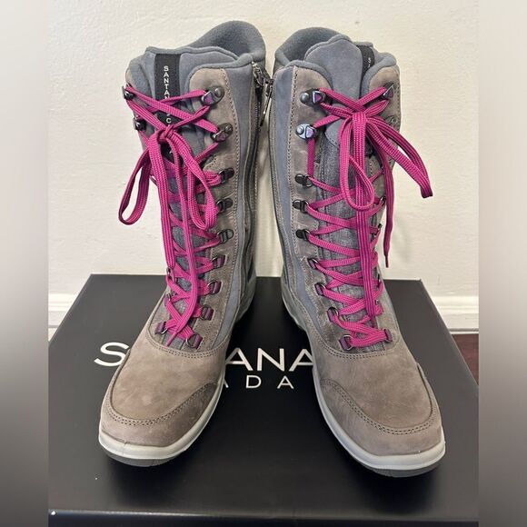 Santana Canada lined lace up waterproof anti slip boot size 10, made in Italy - Picture 9 of 15